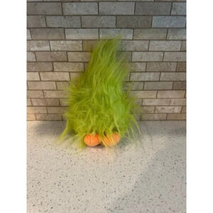 Dreamworks Toy Factory Trolls 2017 Fuzzbert Neon Green Hairy 10" Stuffed Plush